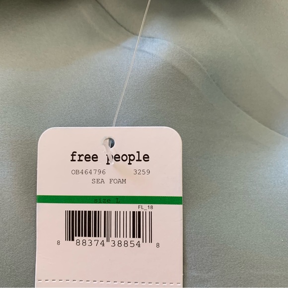 Free People silk slip dress NWT size medium - large - Picture 9 of 10